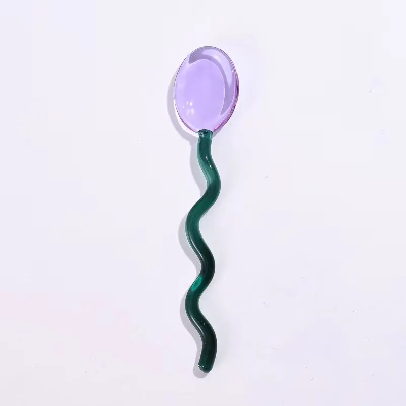 

MOONBIFFY стеклянная ложка для десерта