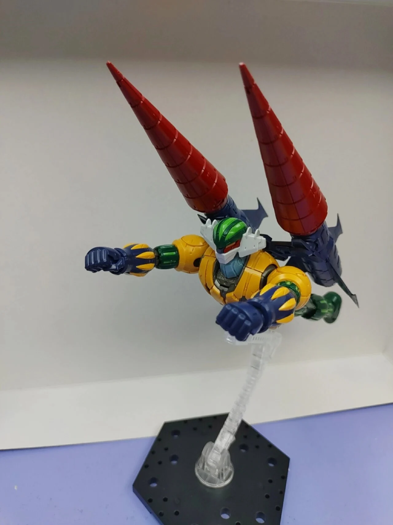 Фото Фигурка Bandai Mazinger Z из аниме Hg 1/144, фигурка бесконечника котетсу Jeeg, оригинальные модели, украшения, экшн-фигурки, игрушки для взрослых №3