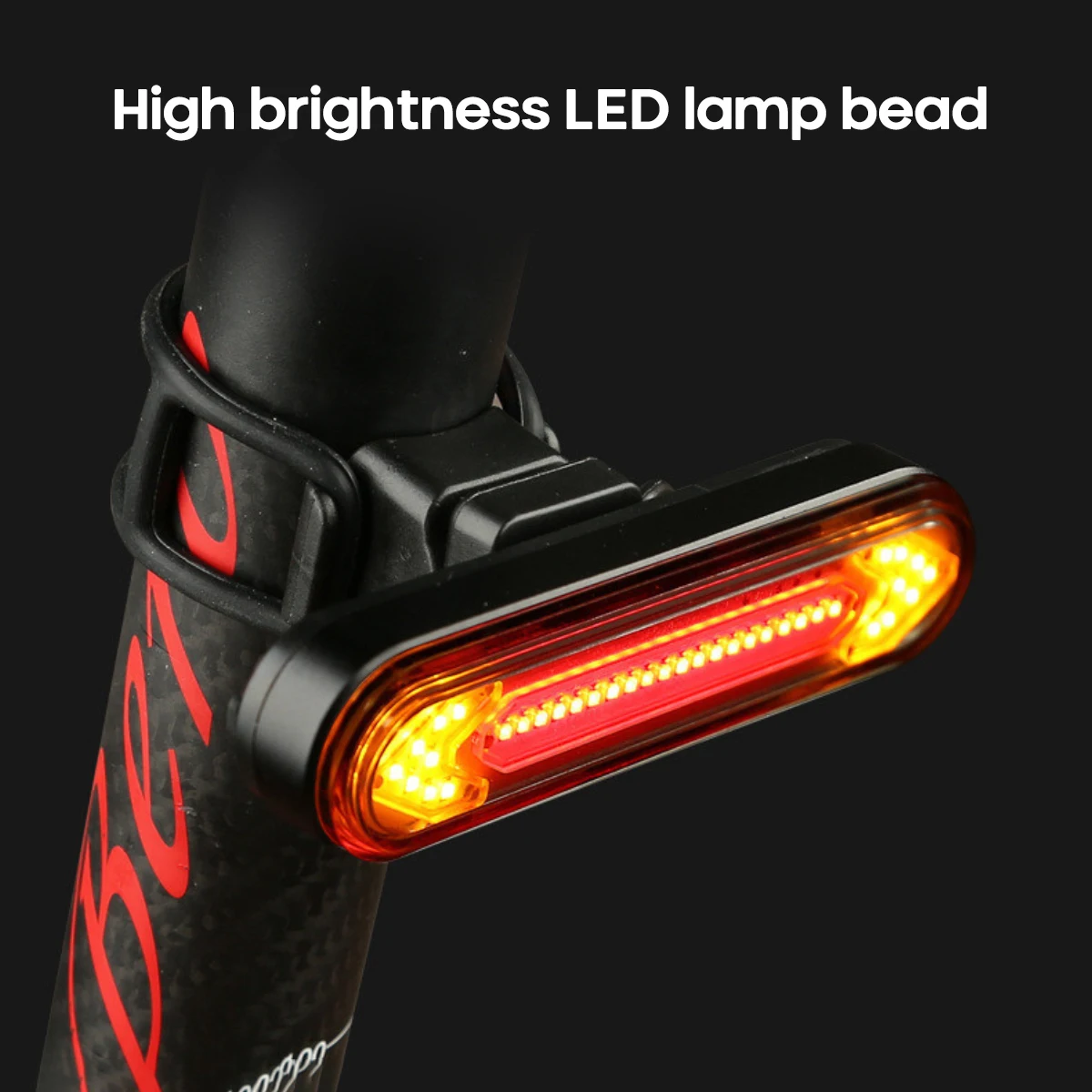 

Bicycle Light 3 modes Rear Wireless Remote Control Turn Signal Bike Taillight Waterproof USB Rechargeable light Bike Accessories