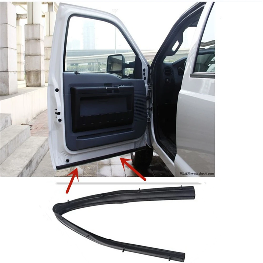 

For Ford F250 F350 19​99-2016 Crew Cab Front Rear Lower Door Weather Strip Seal 1C3Z-26253A24-A F81Z-2520758-AA