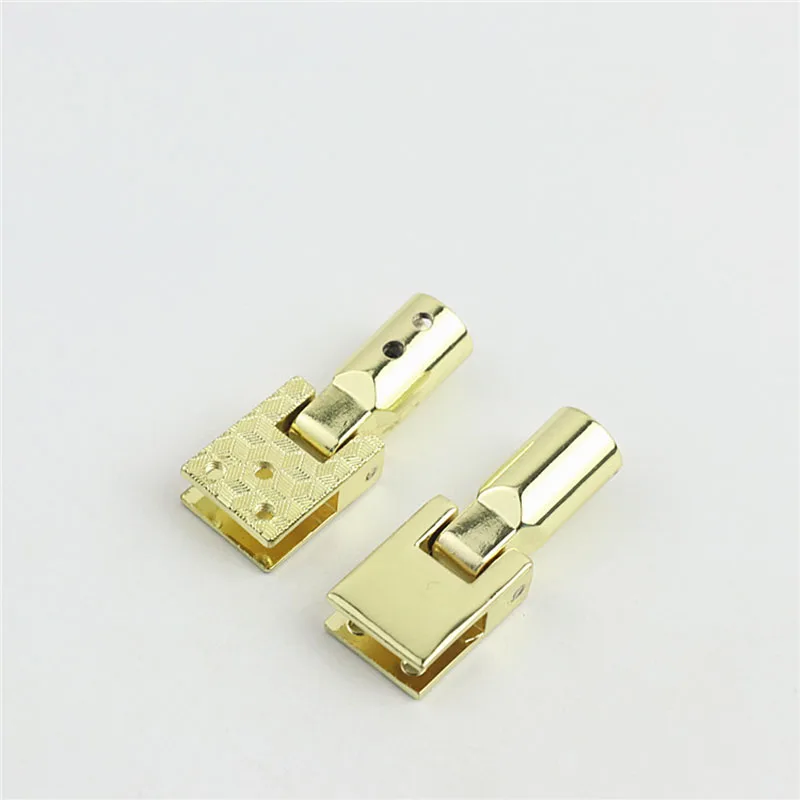 10Pcs Bag Metal Connector Buckles Handbag Strap Tassel Fringe Cap Clasp Hangers Cords Lock Stopper DIY Hardware Accessories