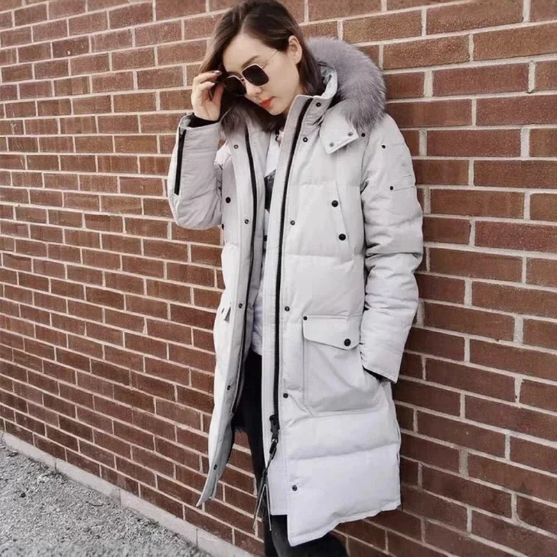 MO * SE KNUCKL S женский зимний пуховик на толстой молнии лучшие пуховики 90 модные