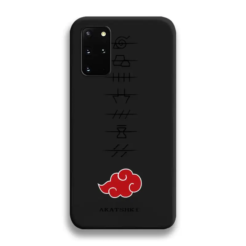 Чехол для телефона Naruto Akatsuki Uchiha Itachi Samsung Galaxy S21 Plus Ultra S20 FE M11 S8 S9 plus S10 5G lite 2020 |