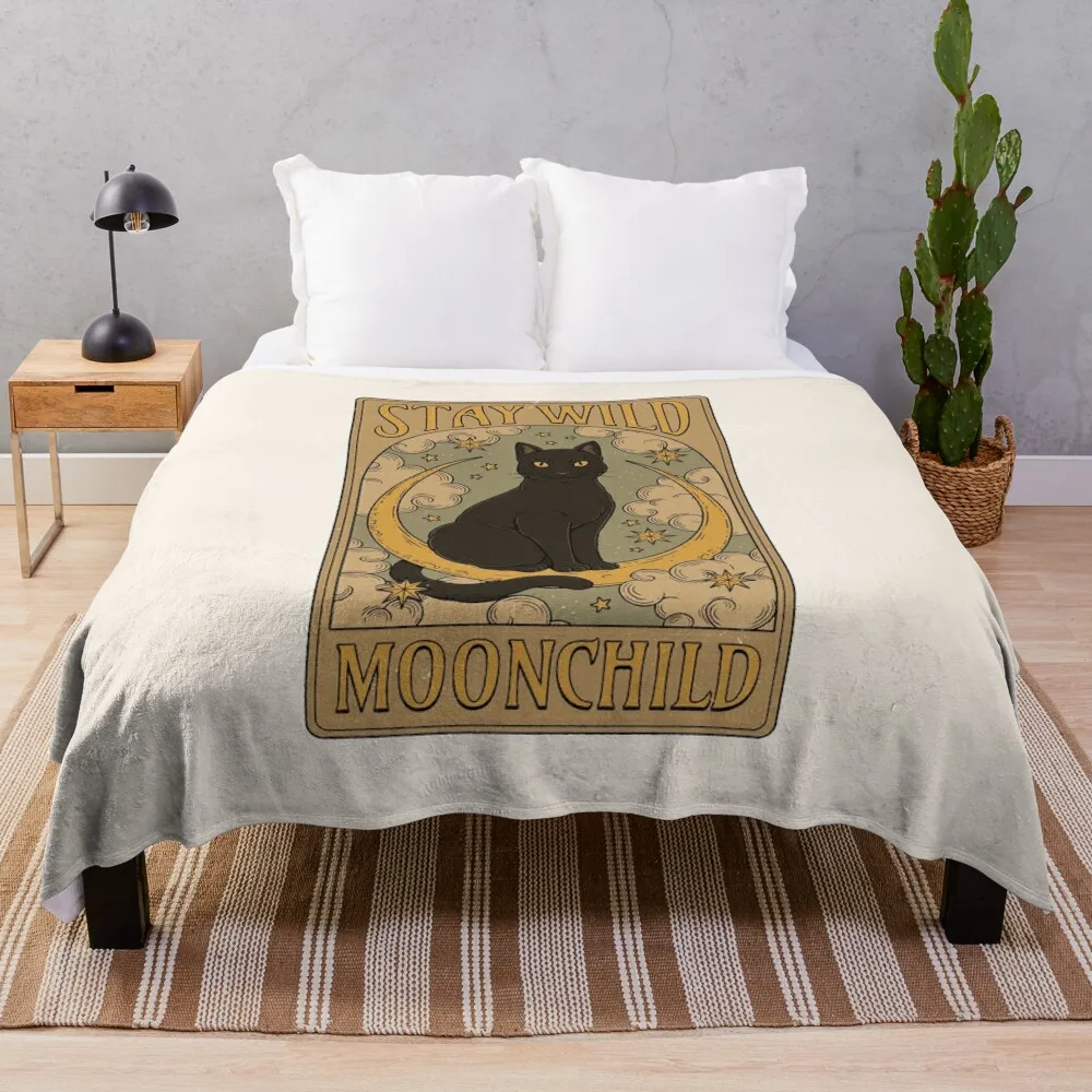 Одеяло Moonchild для Хэллоуина утяжеленные детские фланелевые одеяла