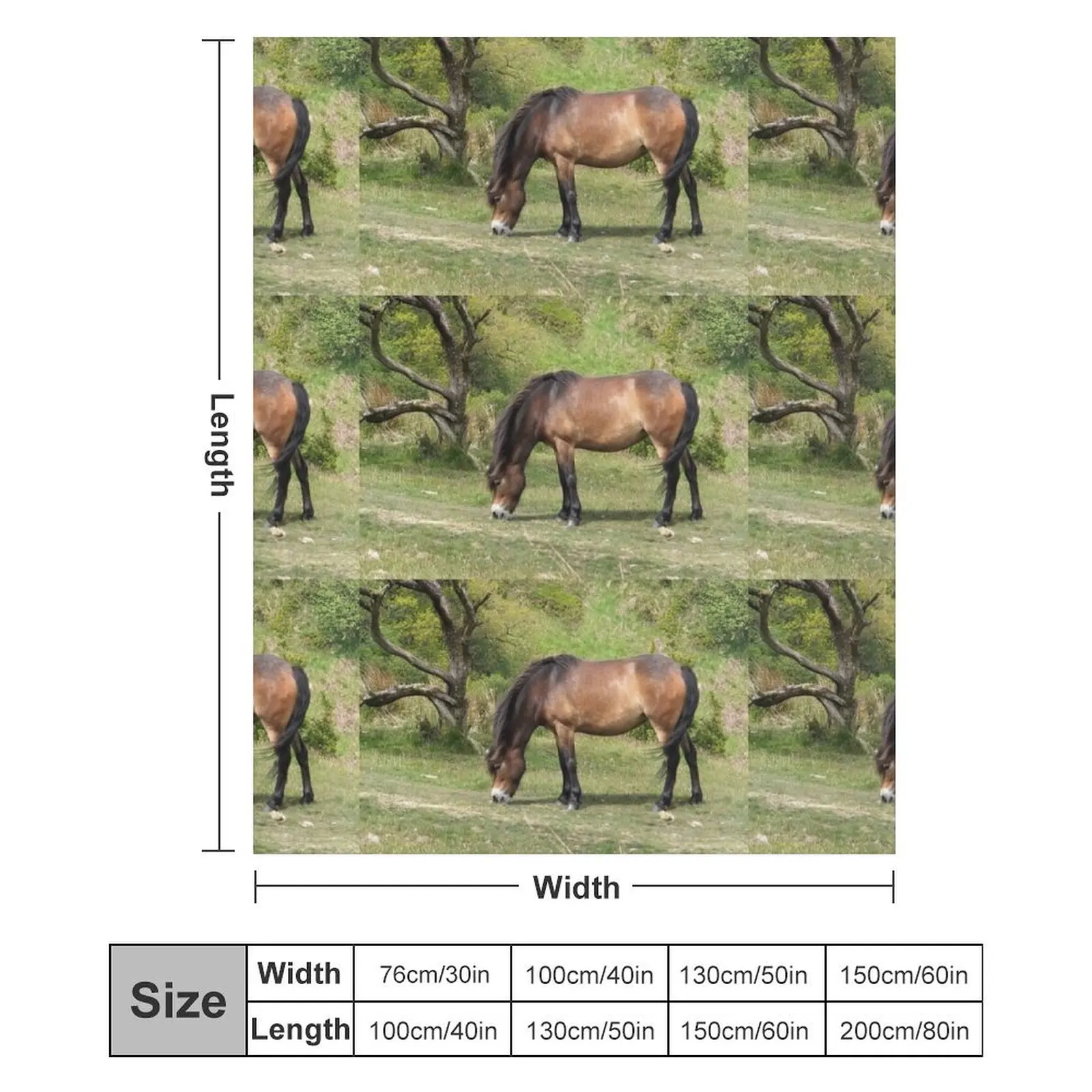 Одеяло Exmoor Pony Красивые одеяла