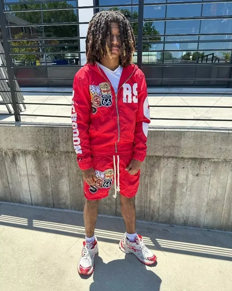 Уличная модная свободная толстовка в стиле хип-хоп с буквенным принтом