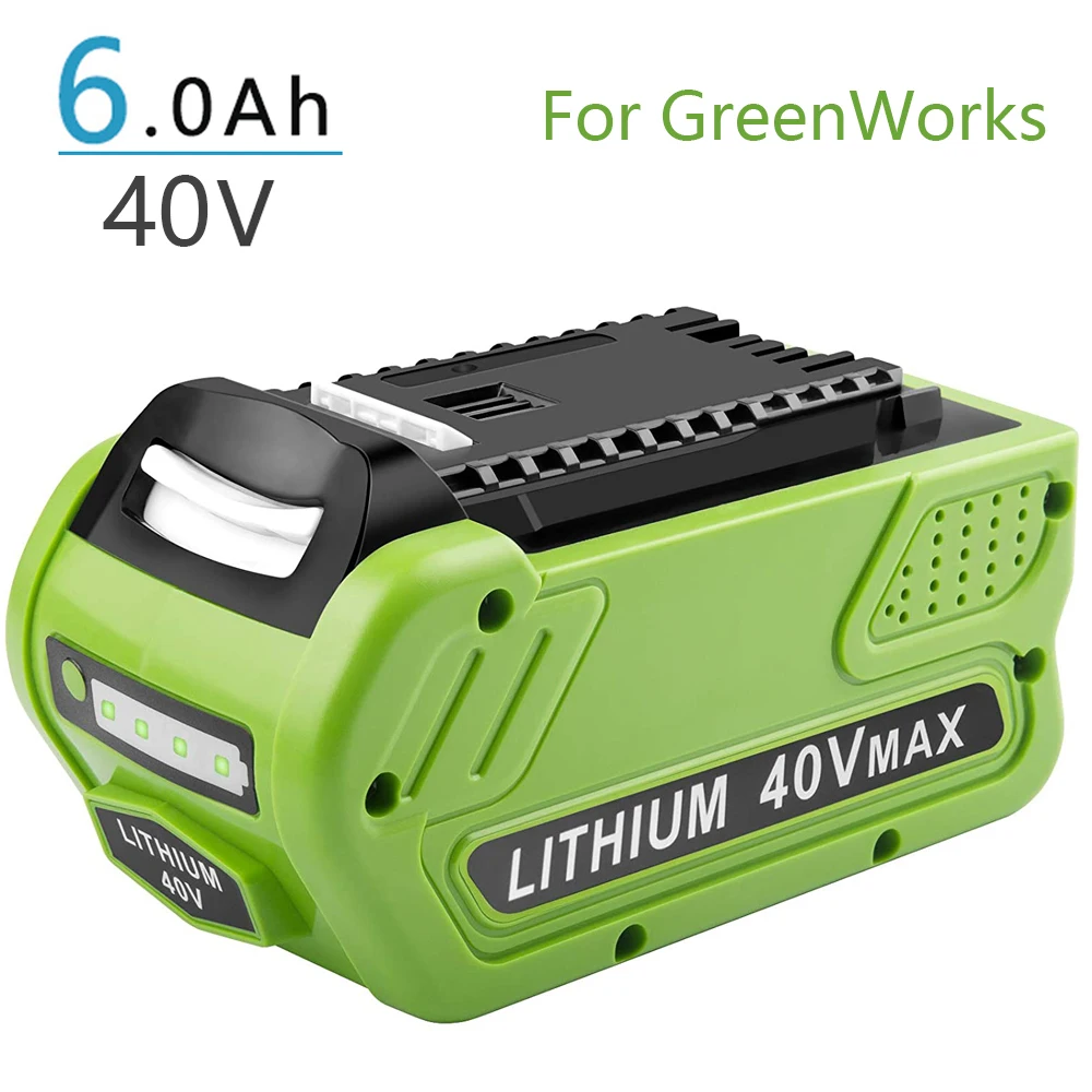 

40V 6000mah Ersatz Batterie Für Creabest 40V 200W GreenWorks 29462 29472 22272 G-MAX GMAX batterie