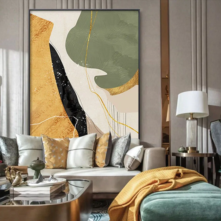 

Масляная картина YYR wall art, абстрактная, скандинавский стиль