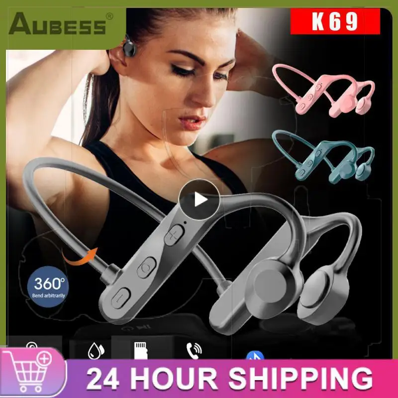 

180mah Without Delay Music Headphone Anti-sweat Tws Earbuds Bilateral Stereo Bone Conduction Earphone For K69 Waterproof