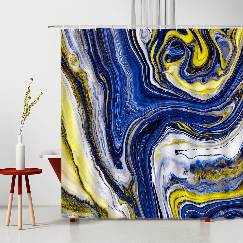 

Leaf Flower Shower Curtains Plant Dream Mushroom Polyester Scenery Forest Green Washable Bathroom Decor With Hook Bath Curtain