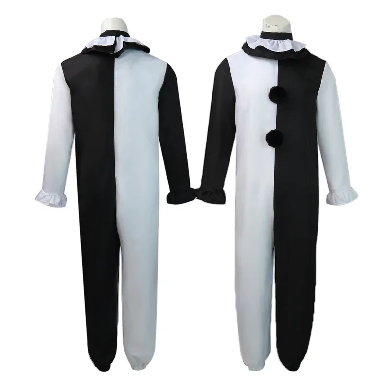 Костюм клоуна для косплея маска ужасный комбинезон мужчин и детей вечерние