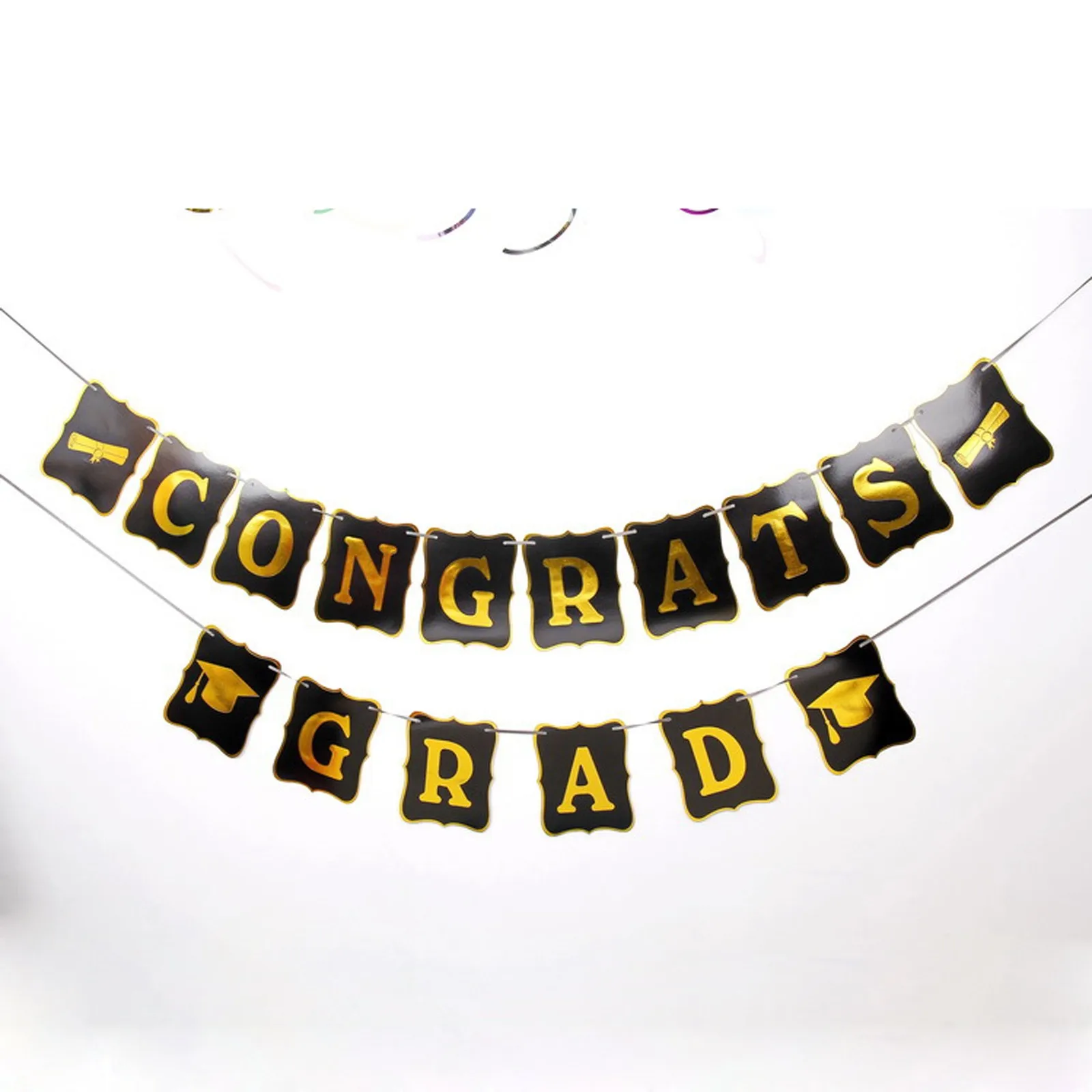 

American Flag Pole Kit for House with Flag Celebration Spiral Party Season Hanging Graduation Decoration Birthday Banners