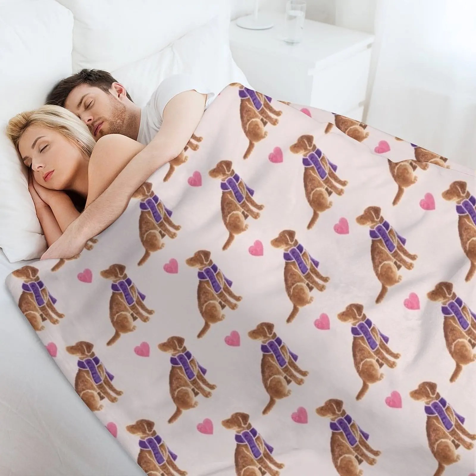 Акварельное одеяло с шахматным рисунком милая клетчатая клетка на диване