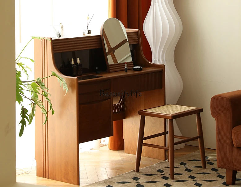 Zhonggu карамельный комод Ретро французский Вишневый макияжный стол из массива