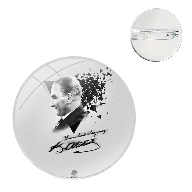 Значок для одежды украшение рюкзака Подарочный флаг Турции Анталья Мустафа