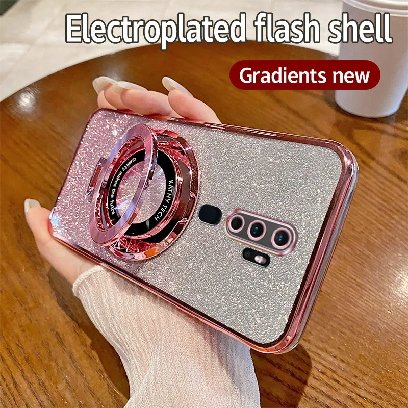 Чехол для OPPO A5 2020 cph830 гальваническое покрытие Мягкая Блестящая задняя крышка