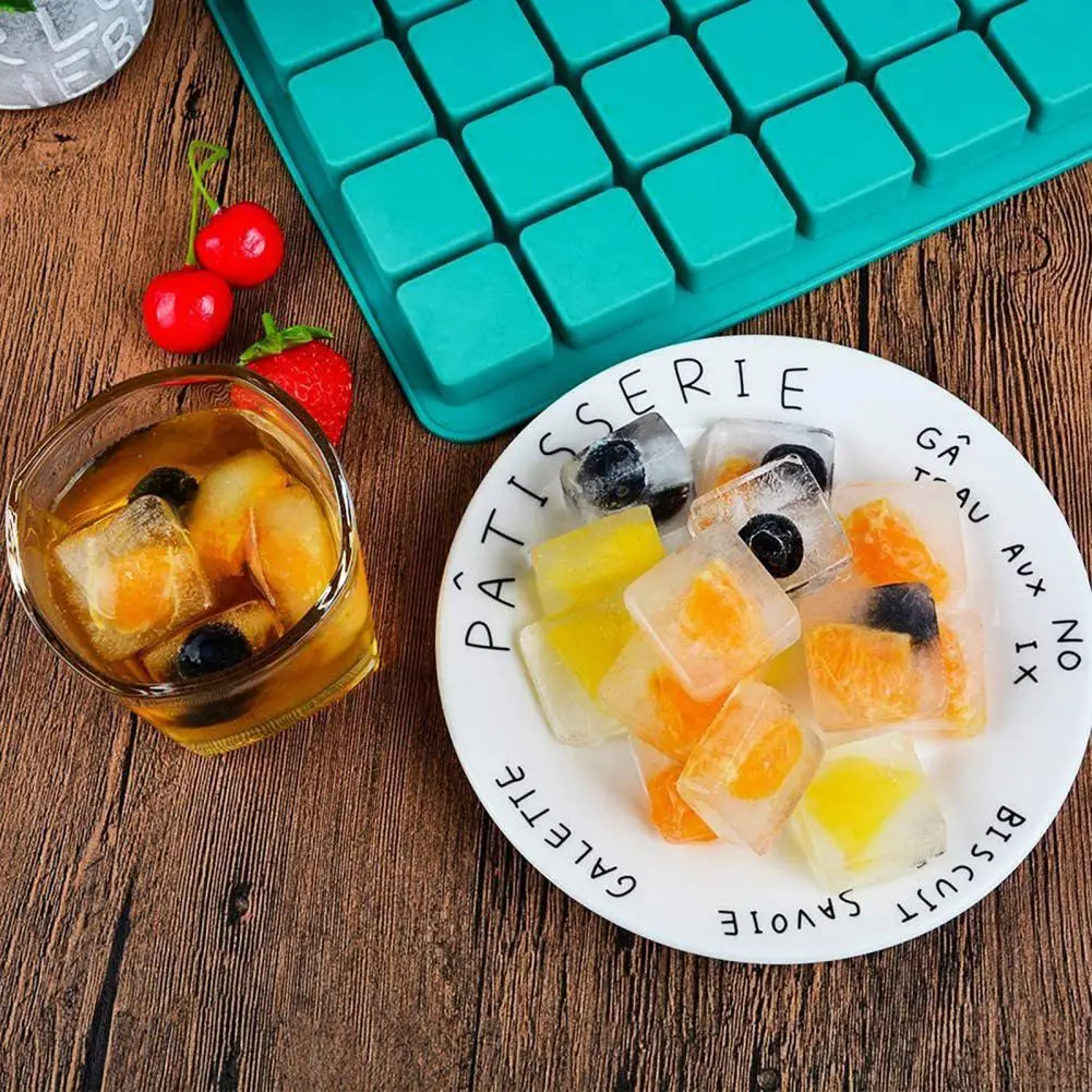 

Силиконовые формы без БФА, силиконовые квадратные карамельные формы, универсальные квадратные бриллианты, 2 набора из 40-полостной формы для шоколада