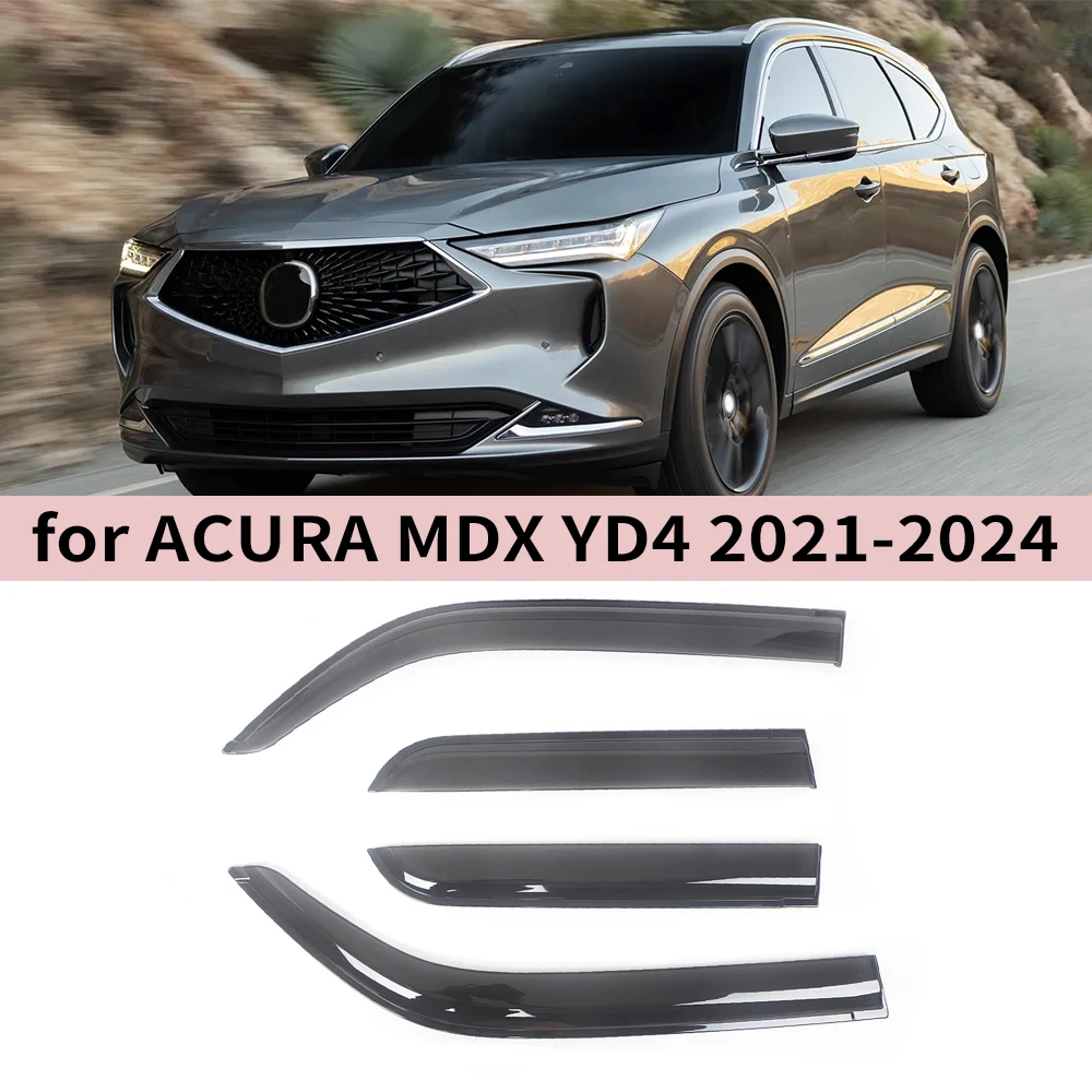 

Оконный козырек для Acura MDX YD4 2021 2022 2023 2024, ветрозащитные дефлекторы, защита от дождя, дверной козырек, вентиляционные шторы, солнцезащитный козырек от дождя