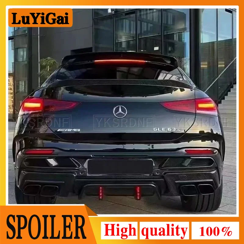Задний спойлер из углеродного волокна для Mercedes-Benz GLE class Coupe C167 GLE350 450 GLE53 AMG GLE63
