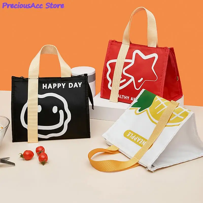 

Портативный термальный Ланч-бокс, водонепроницаемые сумки для женщин и детей, сумки для хранения еды, дорожный мешочек для пикника, изолированная сумка-холодильник для еды