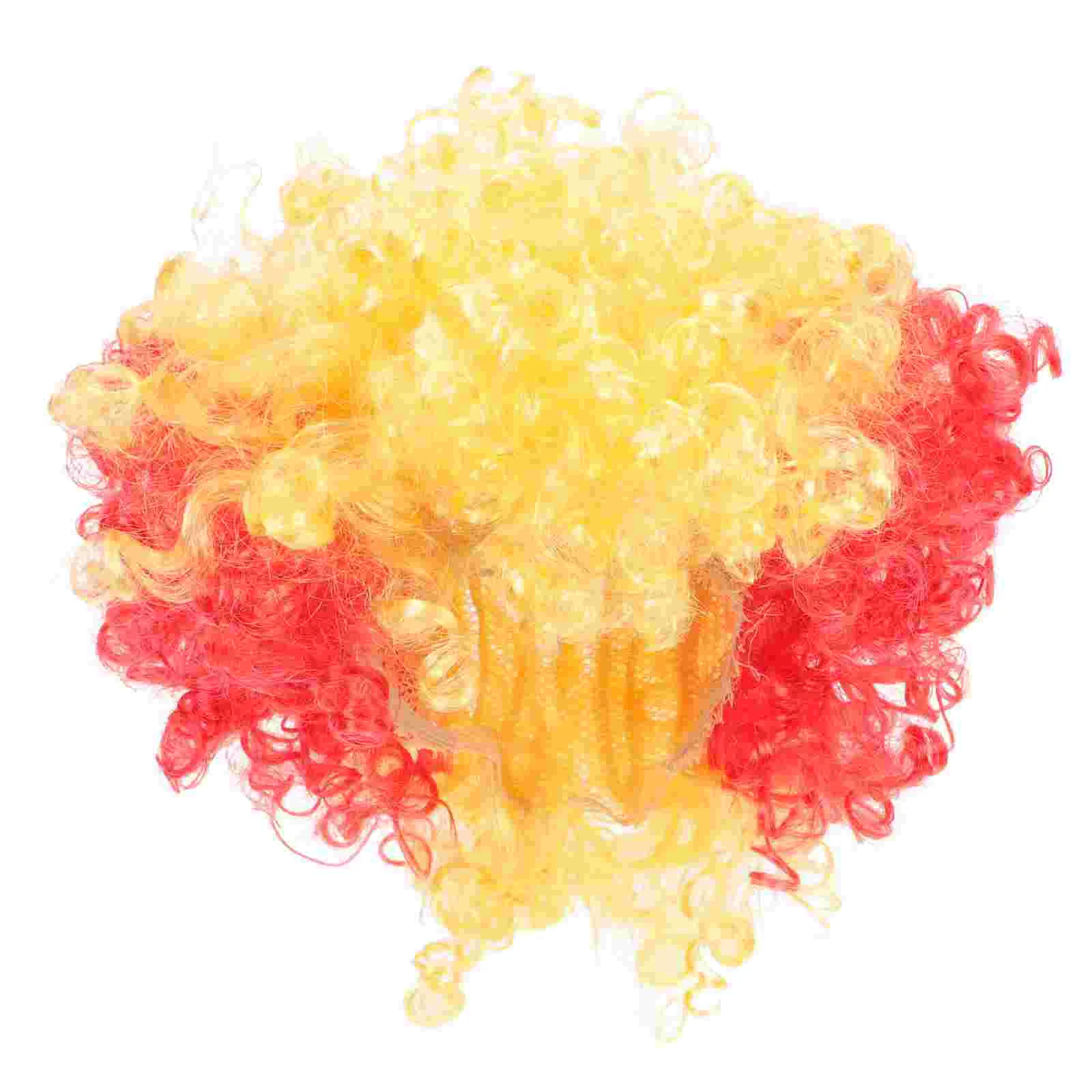 

Flag Fan Headgear Lady Parts Clown Wigs Women Afro Clown Kids The Pet Creepy Clown Costume Kids Old Lady Child