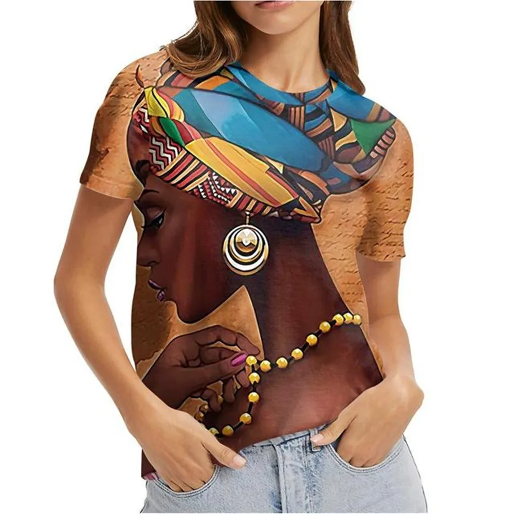 

Женская футболка с коротким рукавом и круглым вырезом, с мультяшным принтом