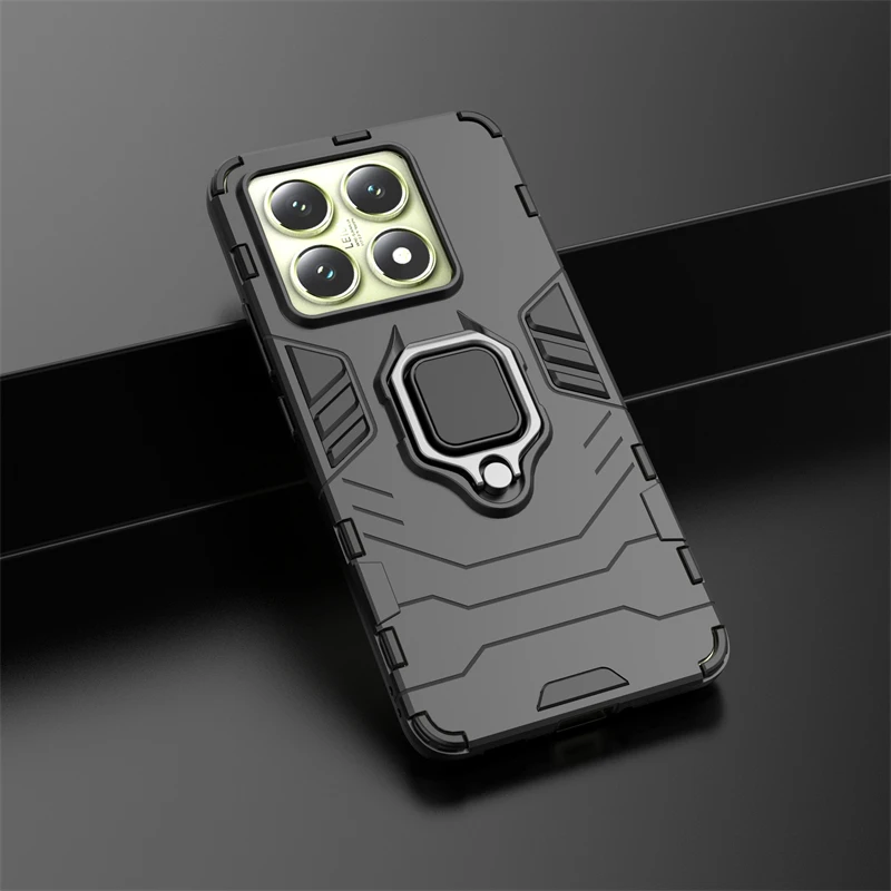 Чехол для Xiaomi 14T противоударный магнитный держатель на палец задняя крышка 14 T Pro