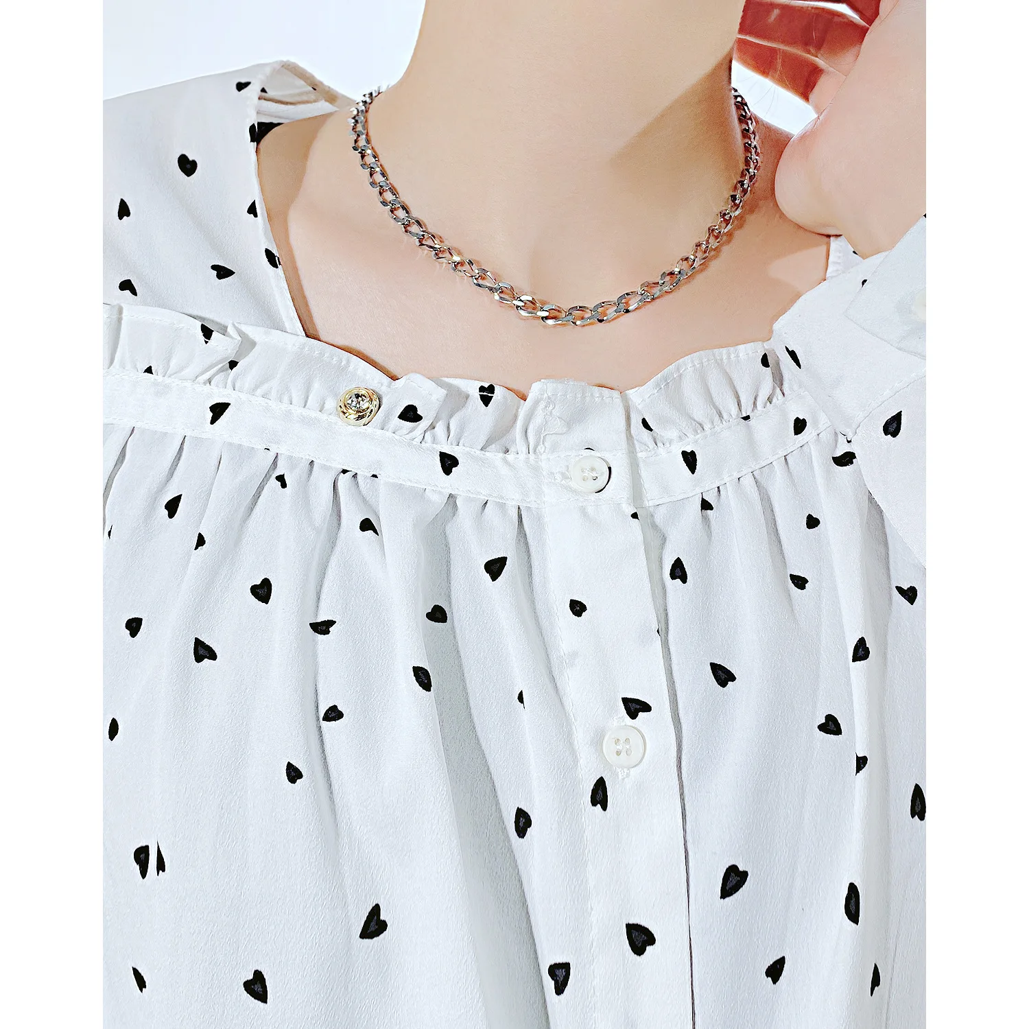 Dropshipping Jewelry Ins Titanium Steel Thick Chain Clavicle  Gold Stainless  Necklace