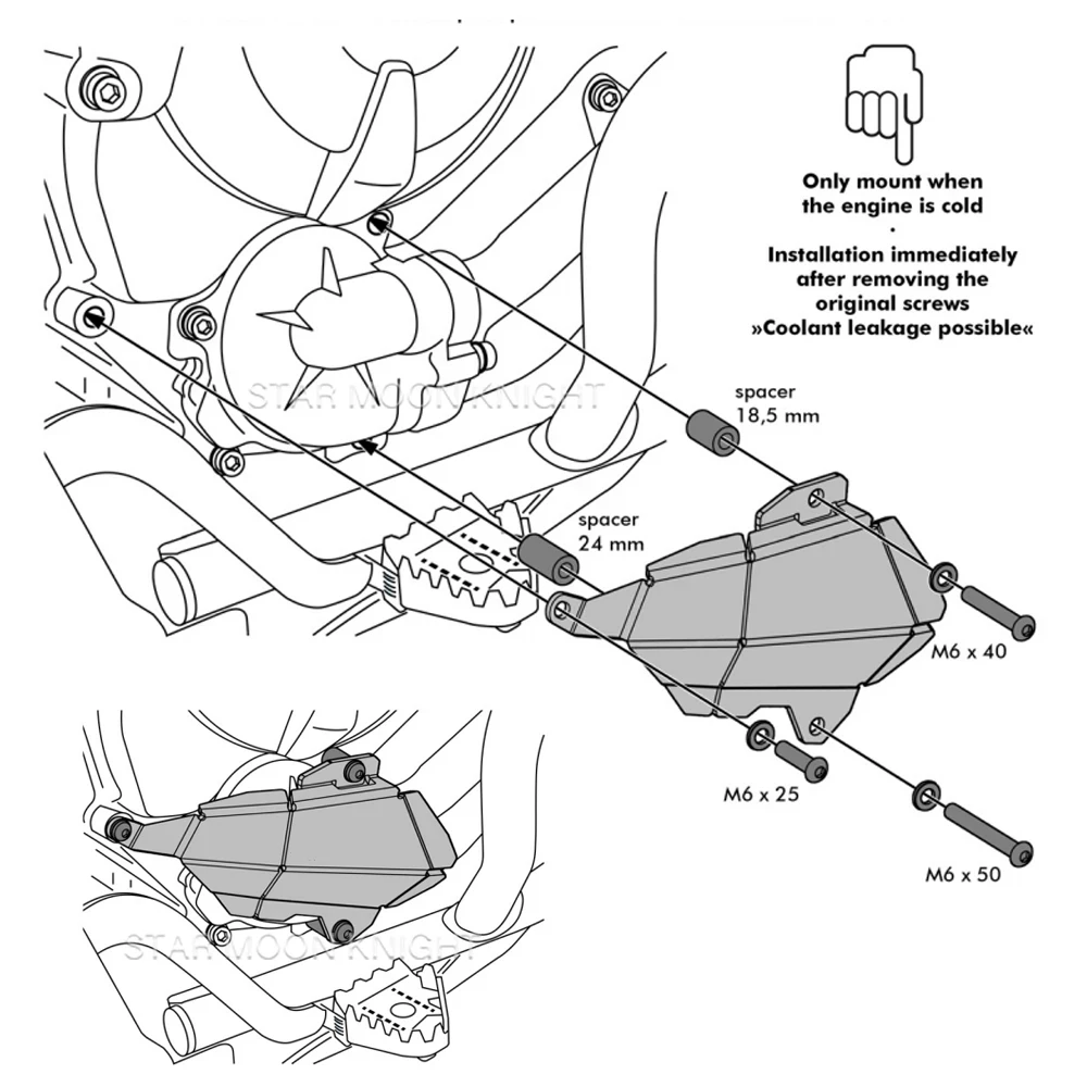 Для YAMAHA MT-07 FZ-07 MT07 FZ07 Tenere 700 TRACER 7 XSR700 TX690Z TRACER7 аксессуары для мотоциклов защитная