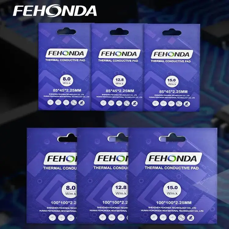 Fehonda 15 Вт 12 8 процессор Gpu светодиодный радиатор термопрокладки силиконовая
