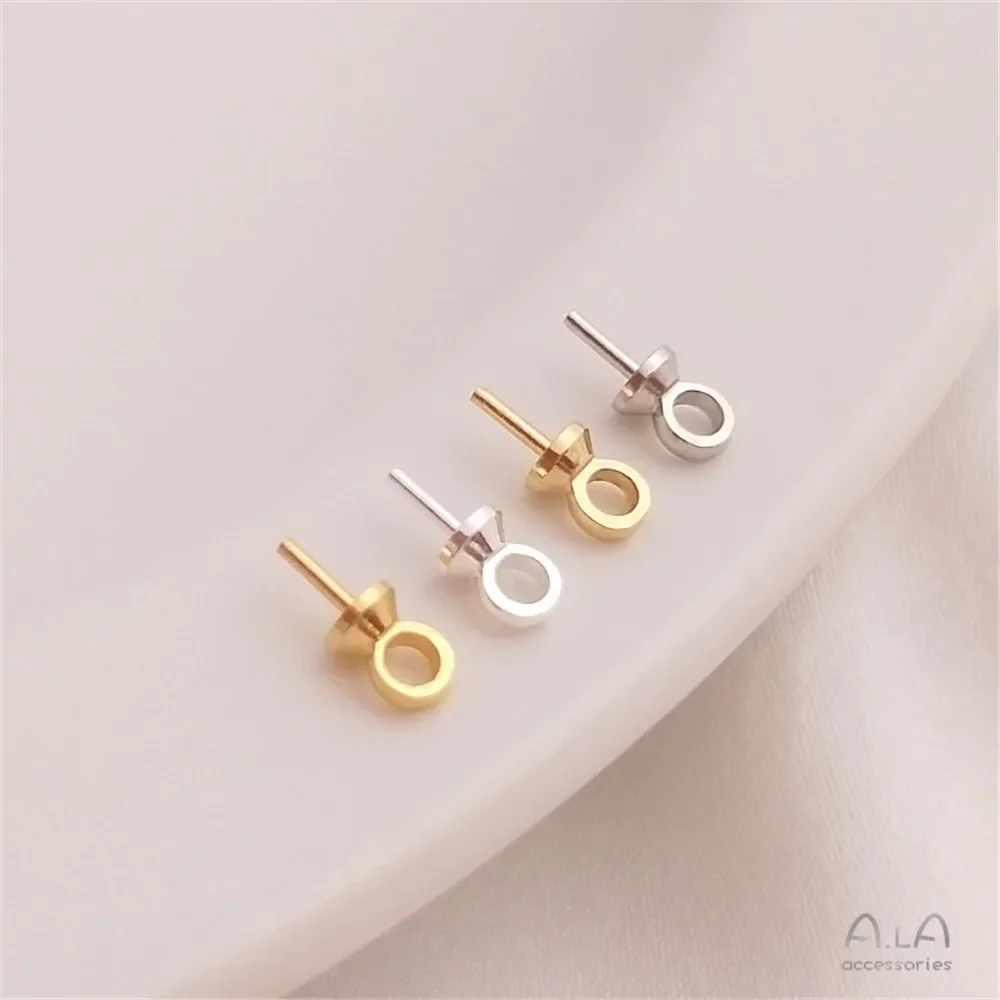 Медный браслет из 14-каратного настоящего золота с открытым изгибом сделай сам