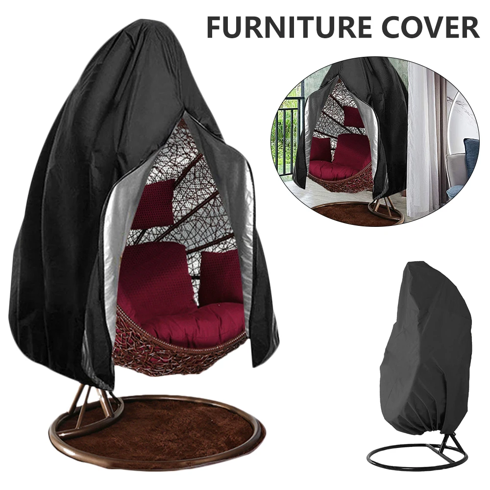Cover Egg Swing Chair Waterproof  Dust Cover Protector With Zipper Protective Case Outdoor Hanging Chair Cover