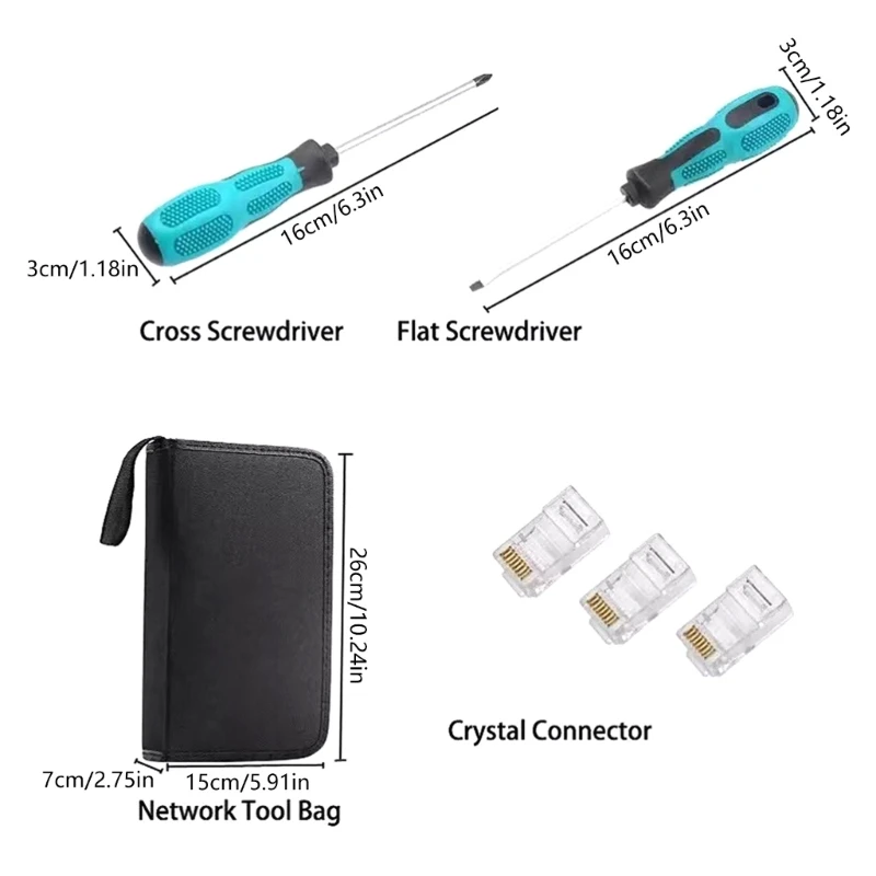 Инструмент для проверки сетевого кабеля LAN UTP отвертка инструмент зачистки