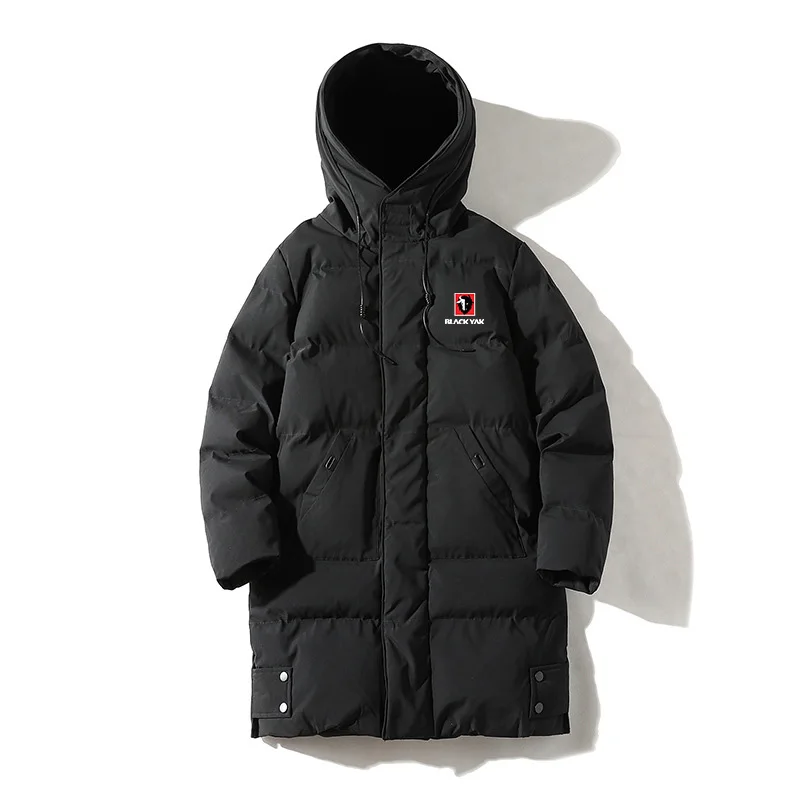 

2023 Winter Brand Men's Coat Windproof Warm Cotton Coat Mid length Men's Large M-8XL Windbreaker Coat