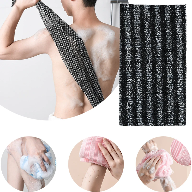 Brush For Back Towels Exfoliating Scrub Shower Sponge Body Bathroom Accessories