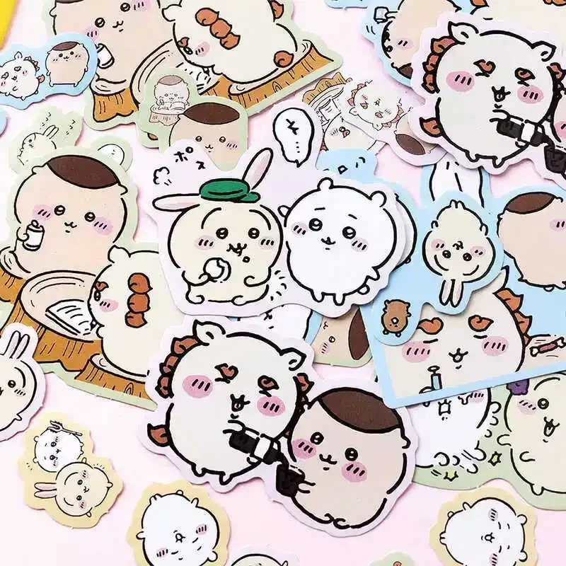 Chikawa милые Мультяшные наклейки Справочник Hachiware Usagi девичье Сердце DIY