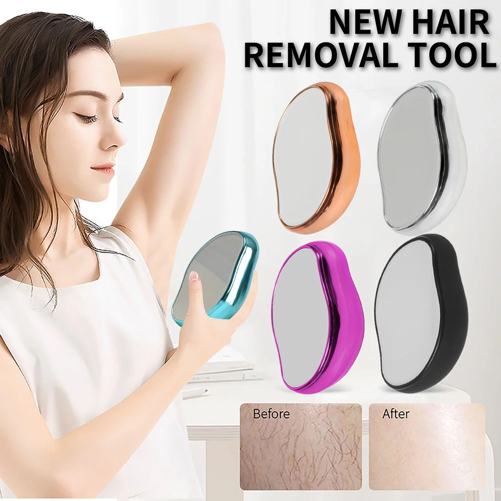 

Crystal Painless Physical Hair Removal Epilators Painless Hair Erase Safe Easy Cleaning Reusable Body Beauty Depilation Tool