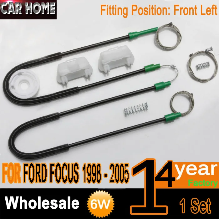 

Автомобильные запчасти для FORD FOCUS / FOCUS KOMBI, комплект для ремонта стеклоподъемника, передняя левая дверь 1998 - 2005