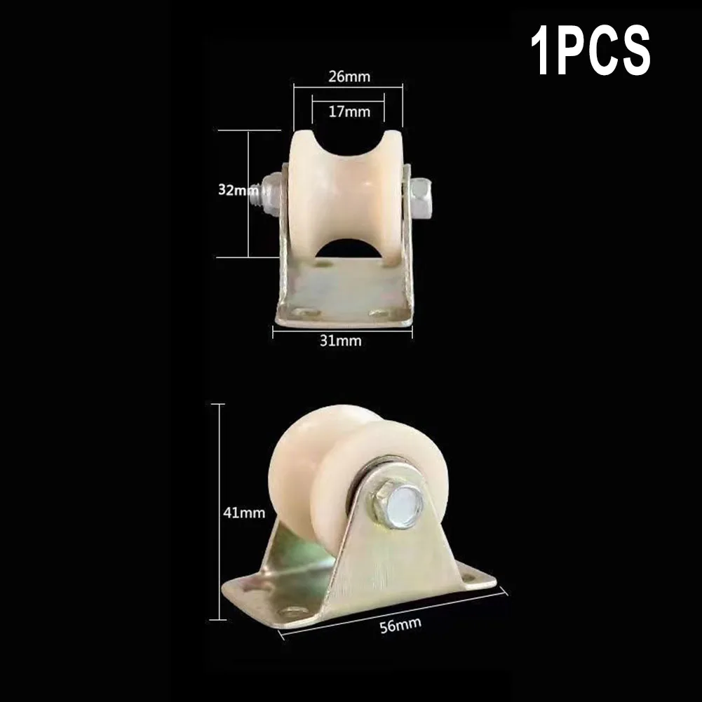 

1 шт. V/U нейлоновые ролики с канавками 30 мм, сверхмощные ролики для раздвижных дверей с подставкой, гладкий и бесшумный ролик с канавкой