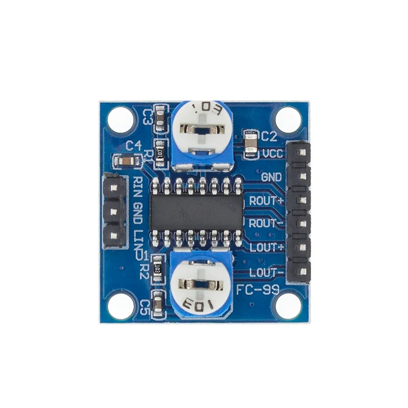 

PAM8406 Digital Amplifier Board With Volume Potentiometer 5Wx2 Stereo M70