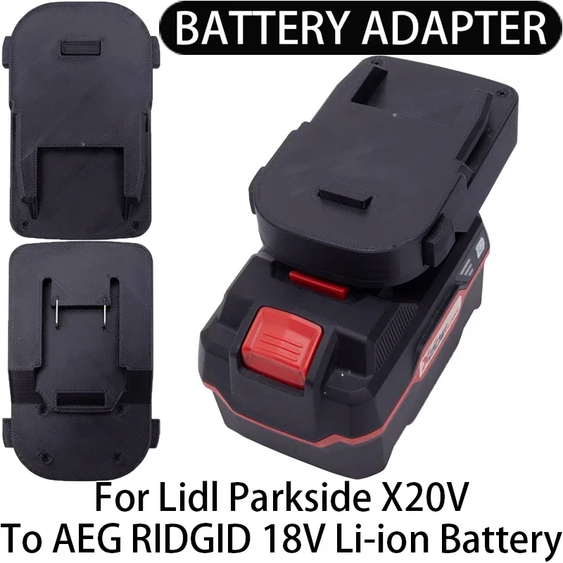 Адаптер аккумулятора для литий-ионных инструментов AEG RIDGID 18 В. Преобразование в