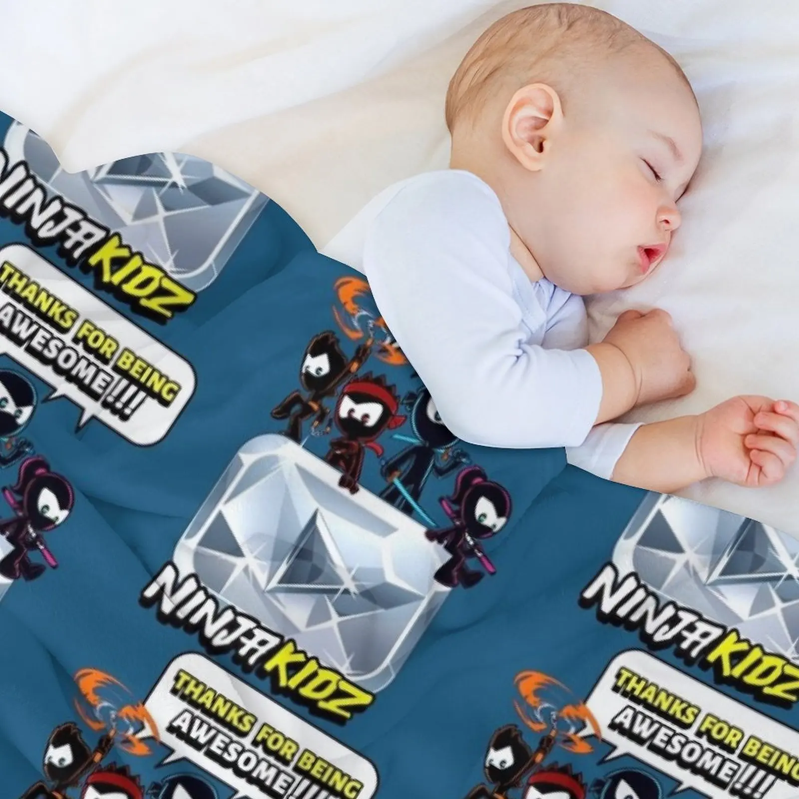 Детское Роскошное дизайнерское одеяло Ниндзя с бриллиантами