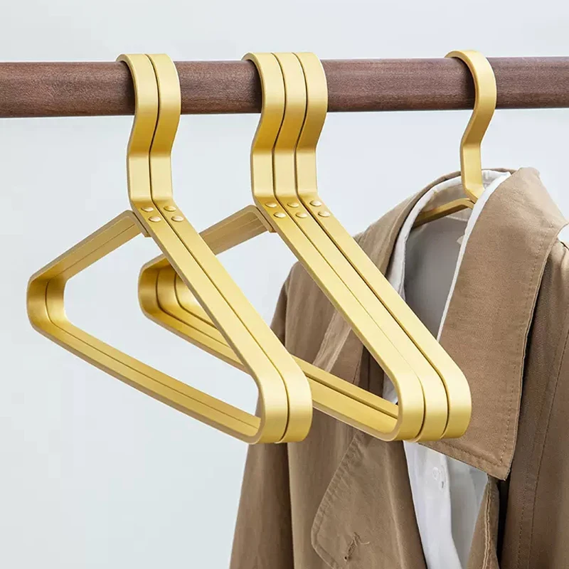 4 шт. расширенные вешалки для одежды вешалка из алюминиевого сплава нескользящая