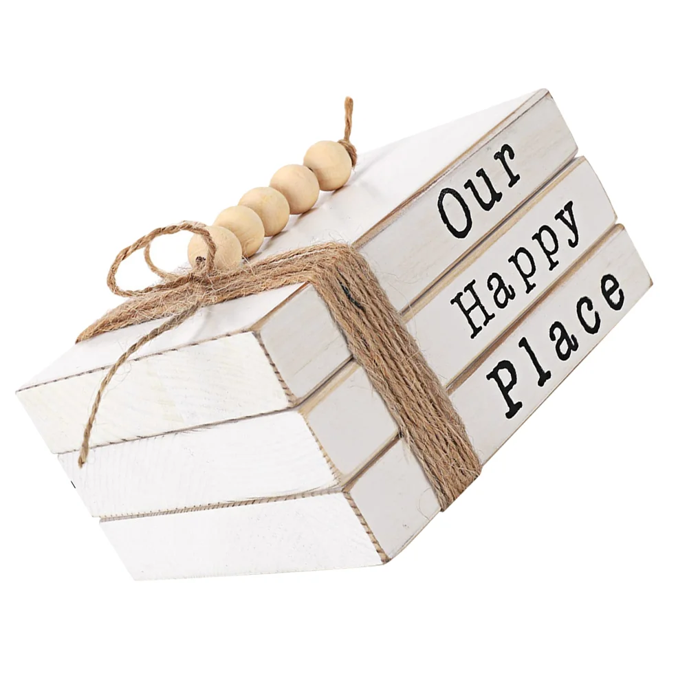 Деревянная поддельная книга витрина реквизит искусственный декор декоративный