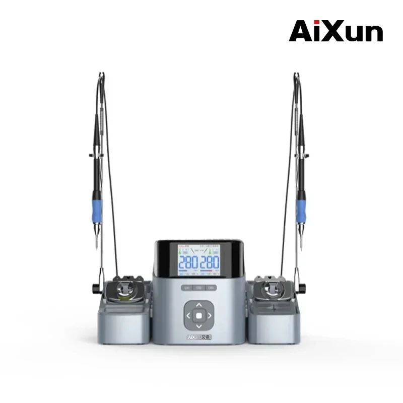Фото Интеллектуальная двойная станция Aixun T420D работает в том же время, сварочная ручка T245 T210 T115, C115 C245 C210 паяльная головка №1