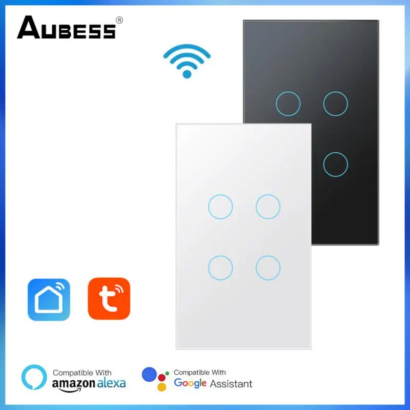 

Tuya Smart Life Wifi Light Switch Touch Sensor Wall Switches Smart APP Remote Control Works With Alexa Google Home US Standard