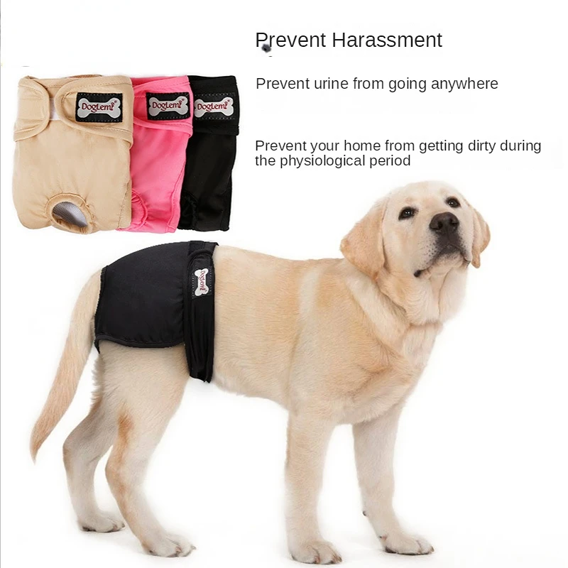 

Dog Physiological Pants, Teddy Golden Hair Menstrual Pants, Dog Sanitary Diapers, Anti-harassment and Estrus Pet Dog Shorts