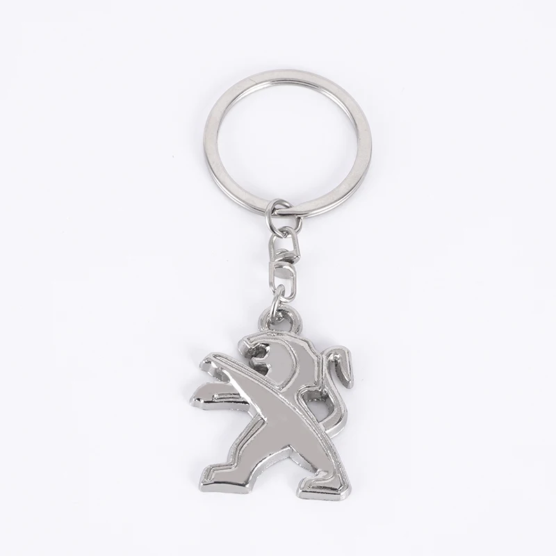 

Металлический автомобильный Стайлинг, брелок для ключей, кулон, автомобильные аксессуары для Peugeot 207 307 308 407 607 807 408 508 301 3008 2008 5008