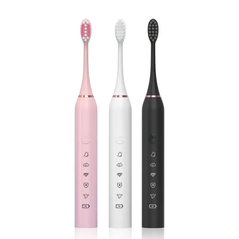 

Ipx7 Waterproof Smart Tooth Brush Household Soft Care Type Toothbrushes Portable Electric Toothbrush Usb Rechargeable