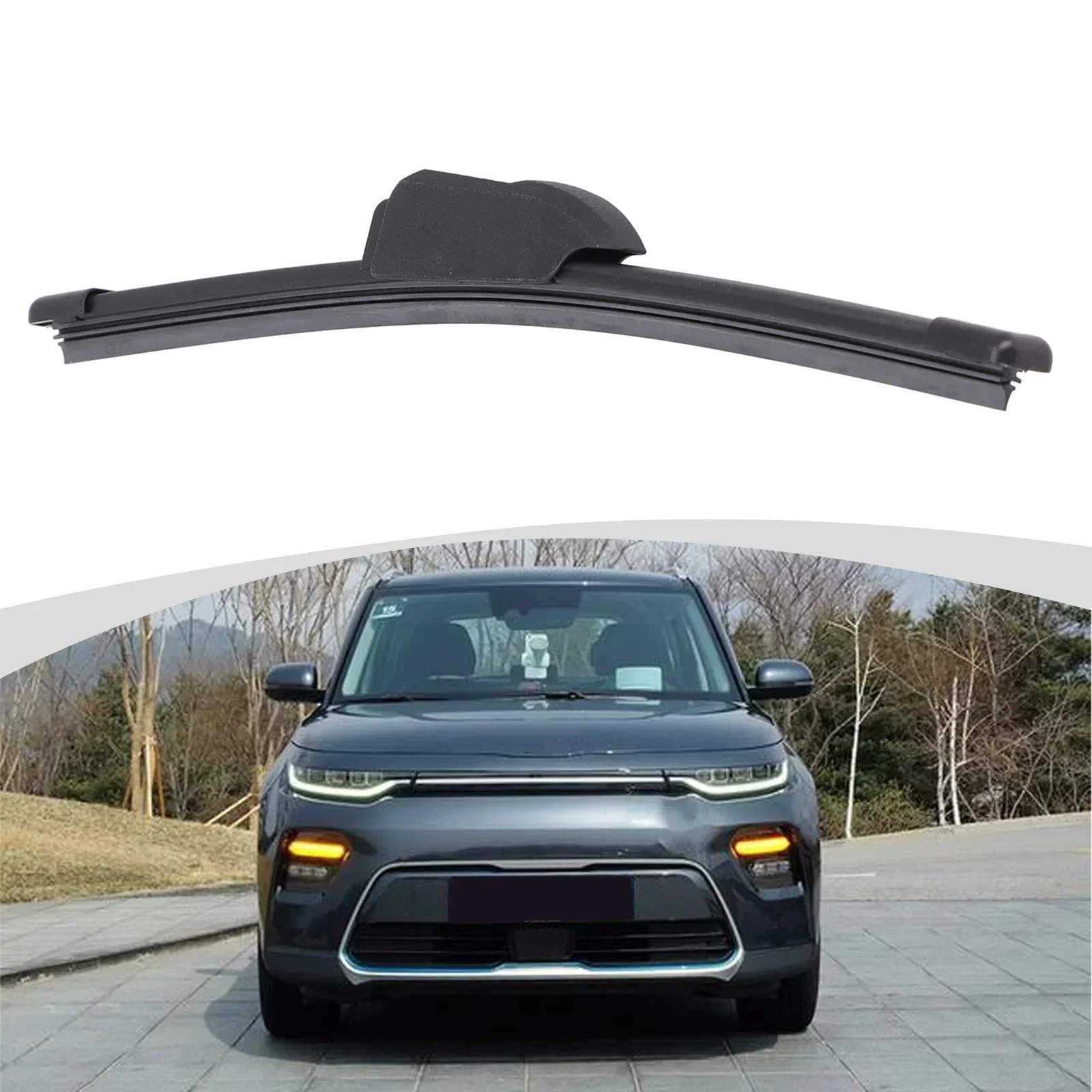 

Запасные части для заднего щетки стеклоочистителя автомобиля, пригодные для Kia Soul 2019 2020 2021 2022 2023 98850-K0000 черный